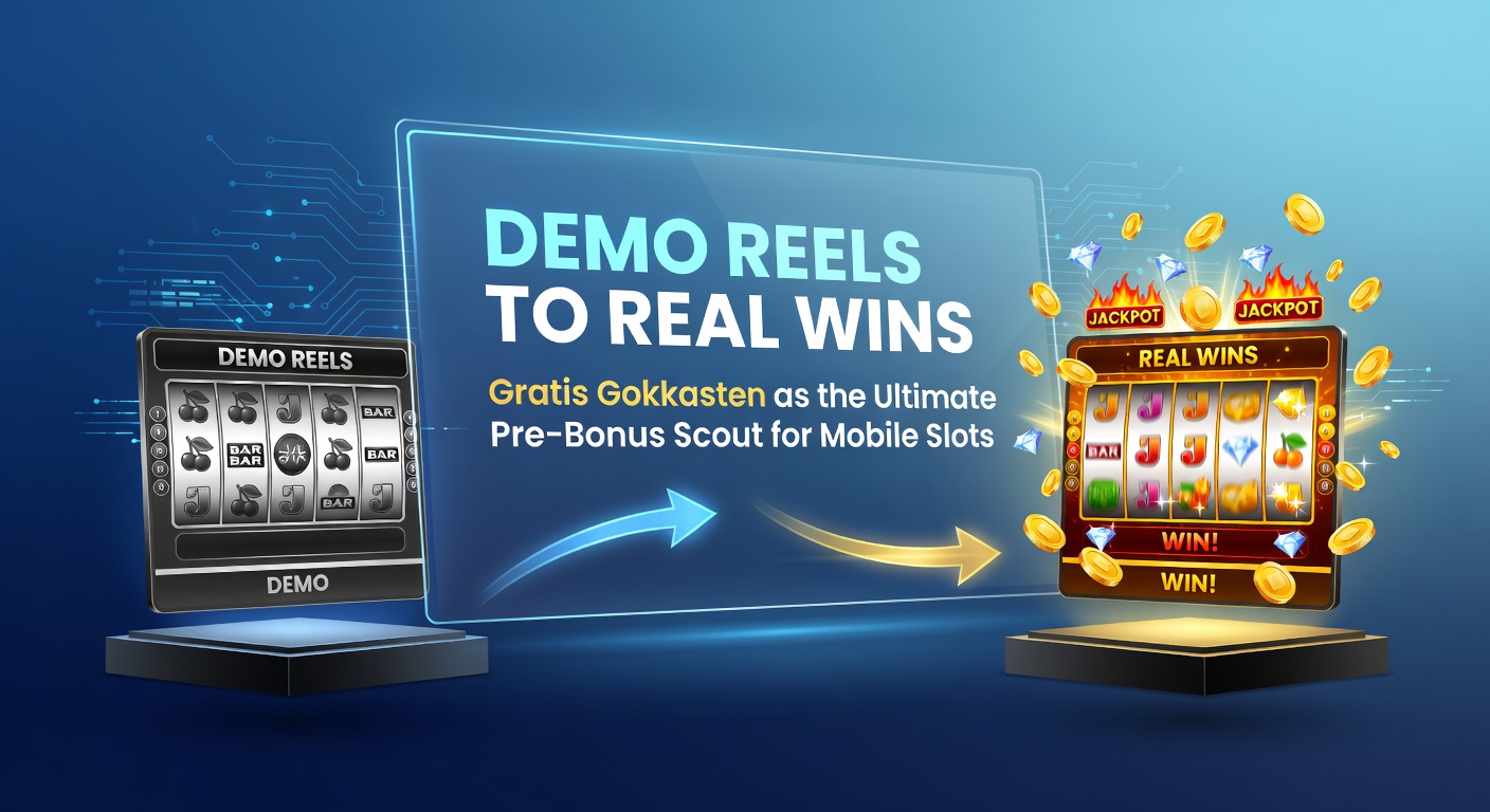 Schermafbeelding van een mobiele demo gokkast met draaiende reels en potentieel winnende combinaties zichtbaar op een smartphone