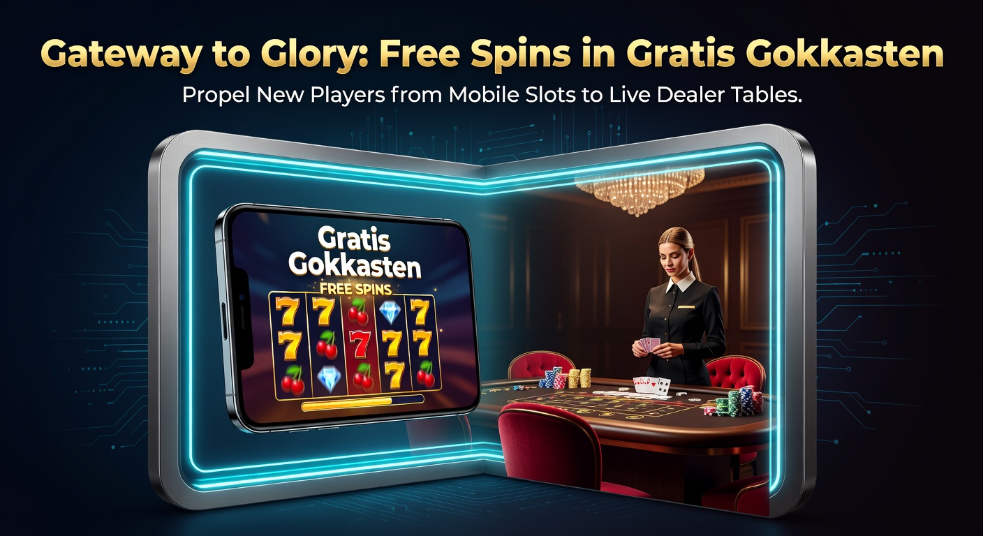 Speler geniet van free spins op een mobiel apparaat, met een live dealer tafel op de achtergrond zichtbaar