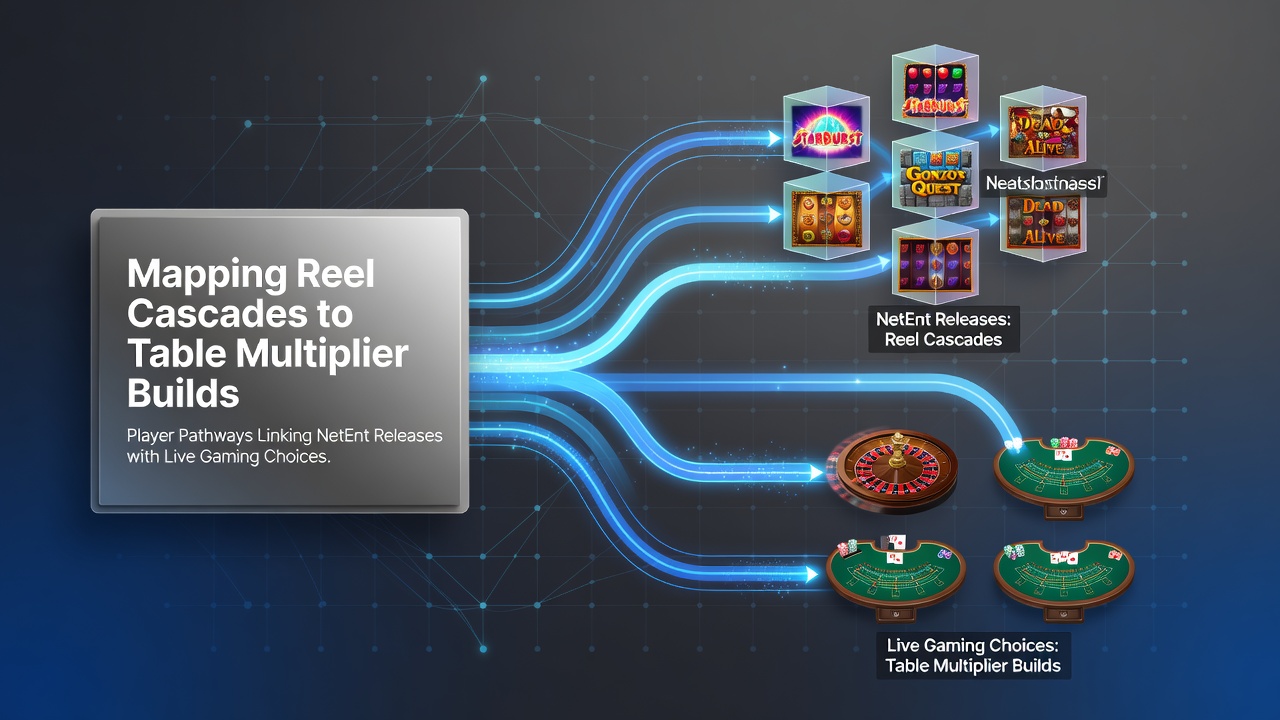 Spelers navigeren tussen NetEnt slot cascades en live tafel multipliers via mobiele interfaces in juni 2026