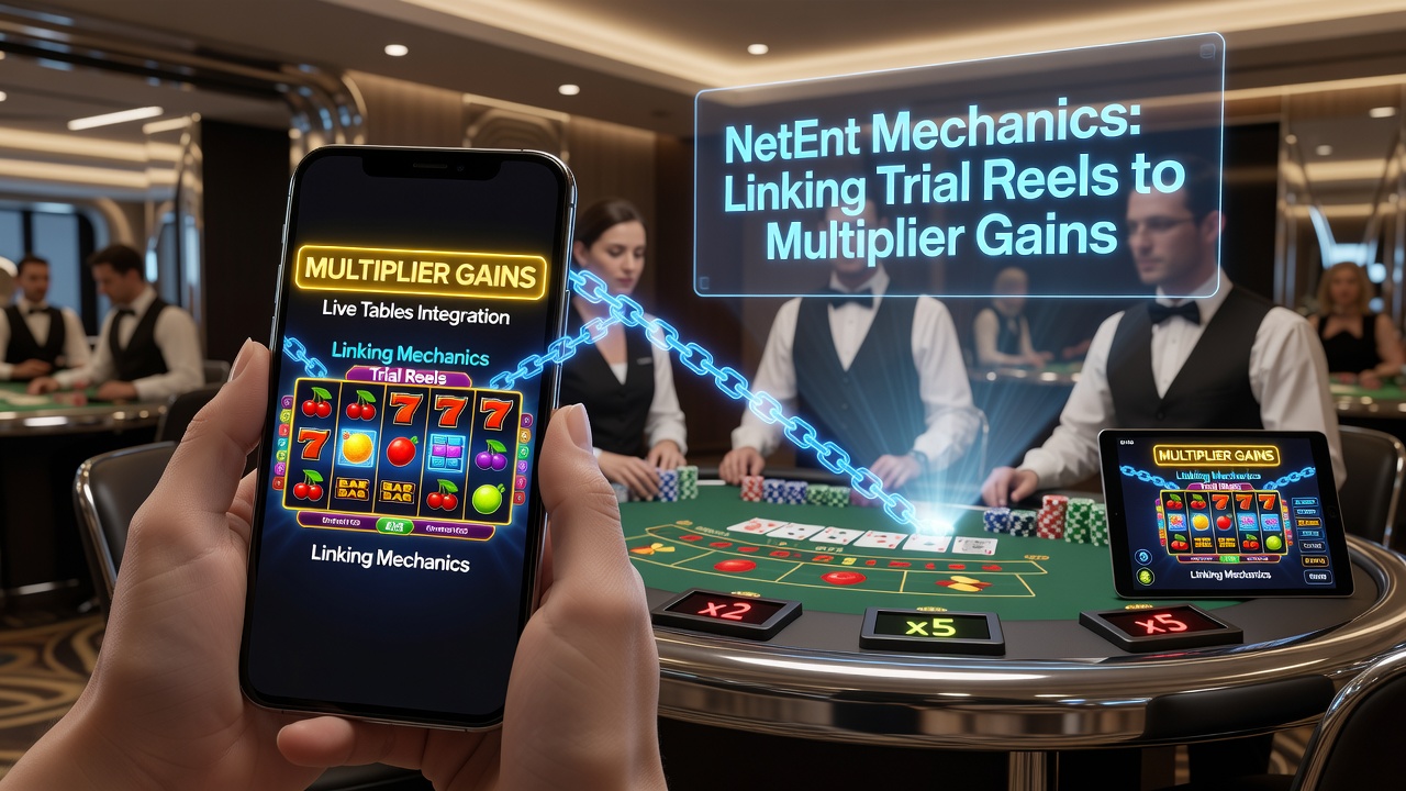 NetEnt proefrollen op mobiele apparaten verbonden met live tafel multipliers