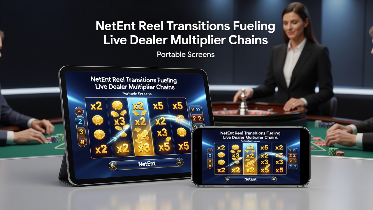 NetEnt reeltransities die multiplierketens activeren in live dealer spellen op mobiele schermen