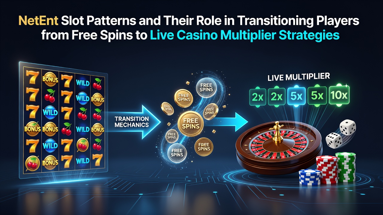 NetEnt slotpatronen die spelers begeleiden van gratis spins naar live casino vermenigvuldigers