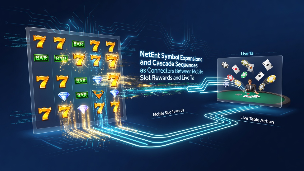 Cascade sequenties en symbool expansies die mobiele beloningen koppelen aan live tafel multipliers
