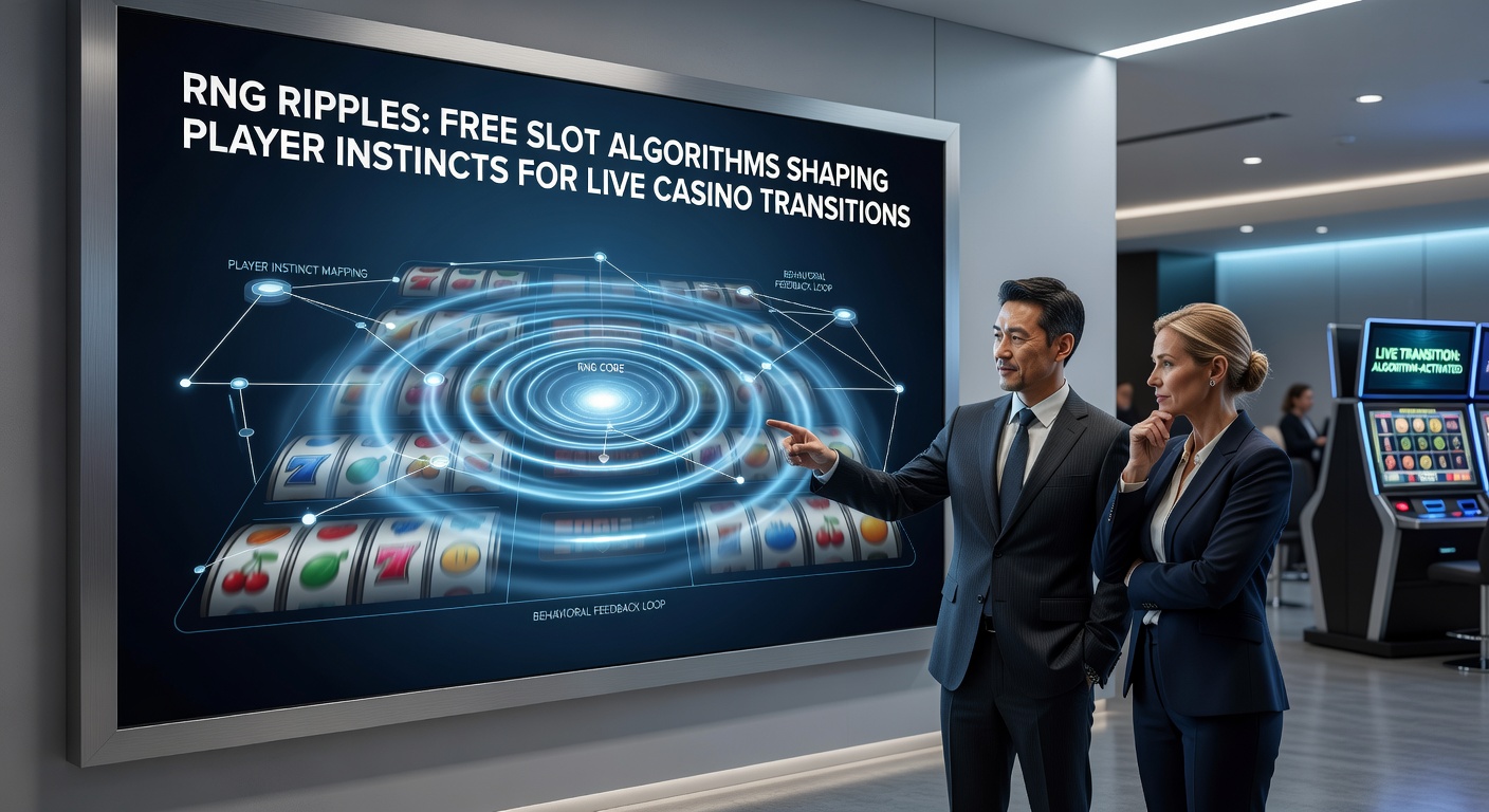 Grafiek van RNG-ripple patronen die overlopen van slotrollen naar live dealer tafels, met data-curves over spelertransities