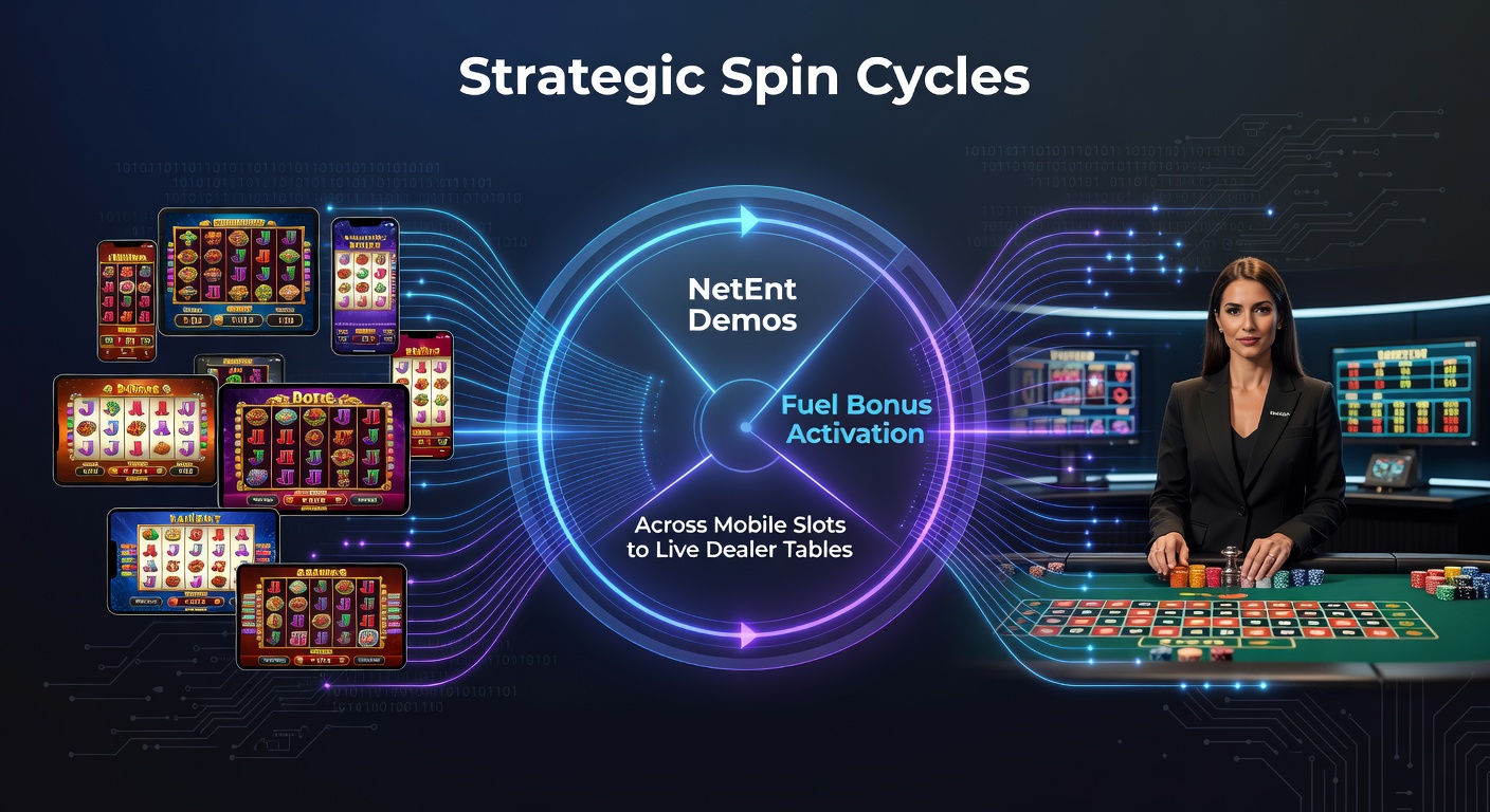 NetEnt demo-interface op mobiel met bonusactivatie van slots naar live tafels